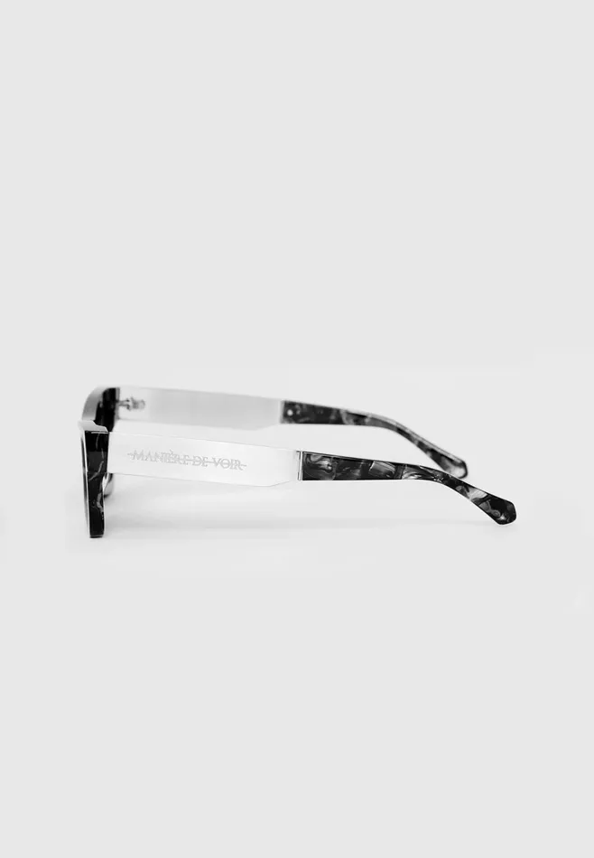 Men Manire De Voir Corsica Sunglasses Black Marble