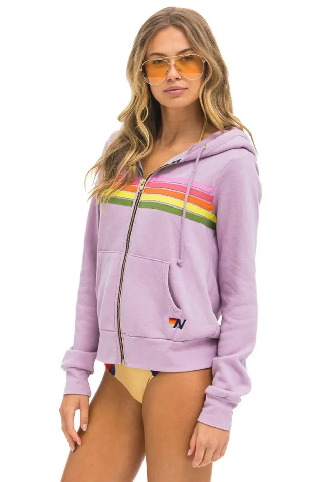 5 Stripe Hoodie 8211 Mauve Pink Green WomenMen Aviator Nation Hoodies