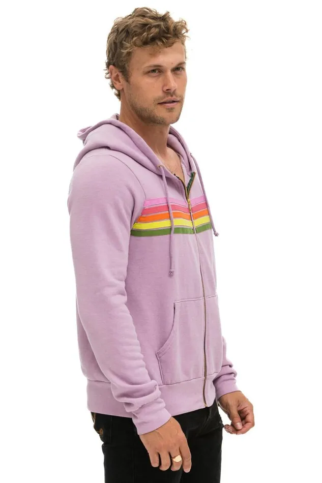 5 Stripe Hoodie 8211 Mauve Pink Green WomenMen Aviator Nation Hoodies