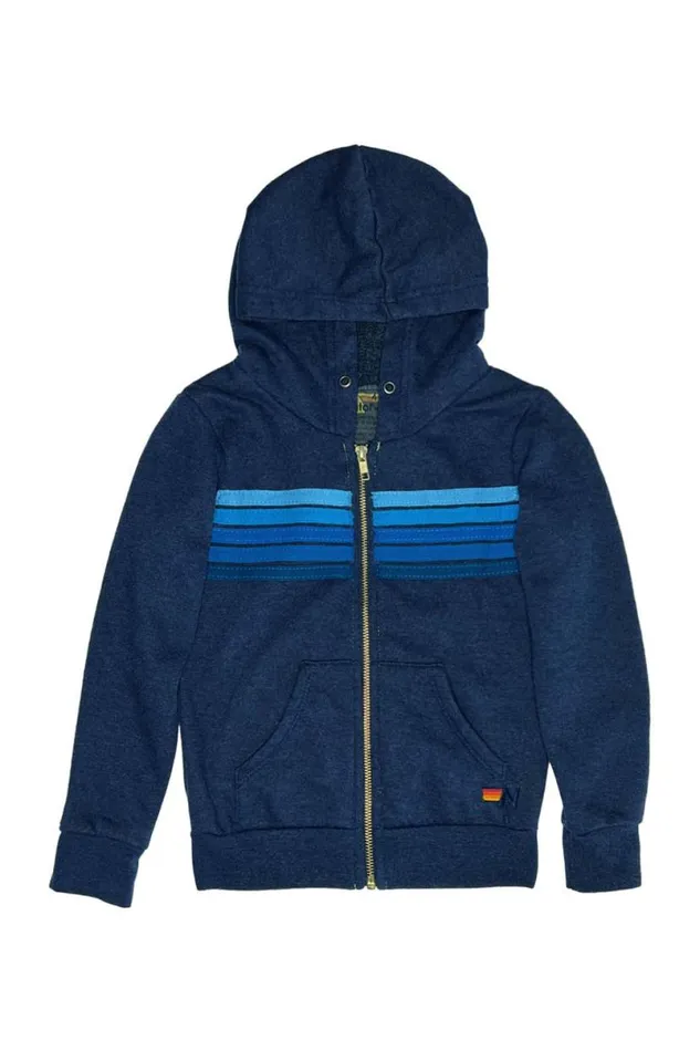 5 Stripe Hoodie 8211 Navy Blue Stripes Kids Aviator Nation Hoodies