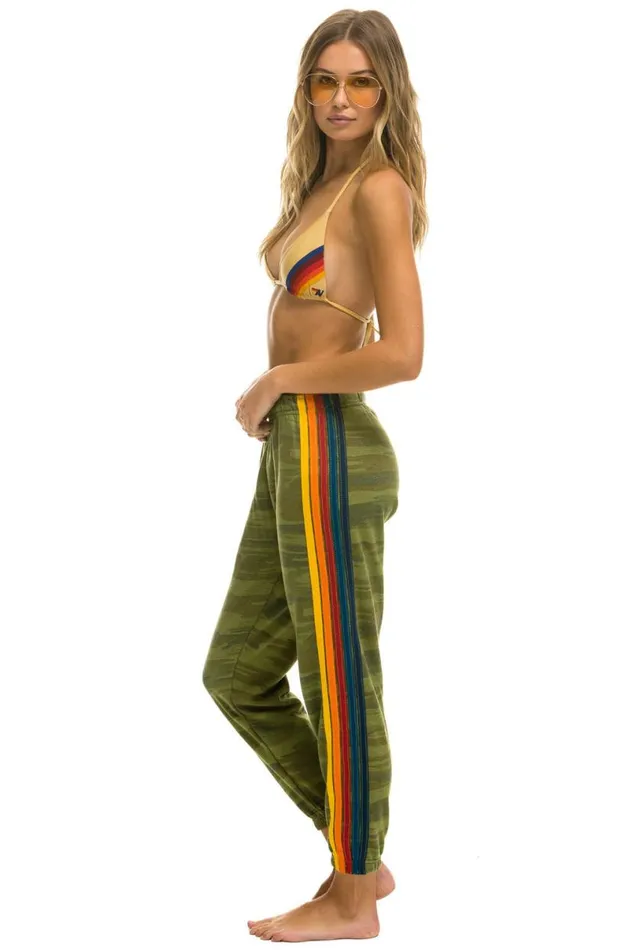 5 Stripe Sweatpants 8211 Camo Women Aviator Nation Sweatpants