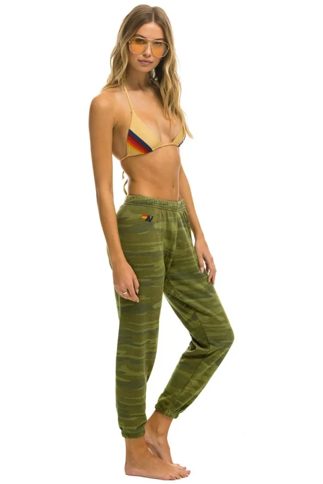 5 Stripe Sweatpants 8211 Camo Women Aviator Nation Sweatpants