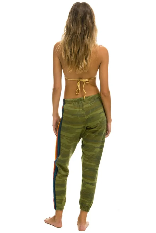 5 Stripe Sweatpants 8211 Camo Women Aviator Nation Sweatpants