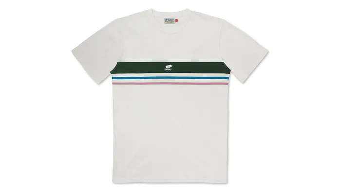 77125 Tshirt Bright White Dark Forest Men Karhu TShirts