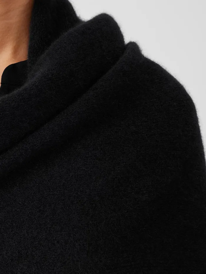 Accessories Women Eileen Fisher Cashmere Silk Bliss Scarf Black