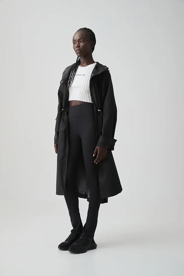 Aje Blazers Jackets and Coats Anorak Spray Coat 766 Black 8211 Women
