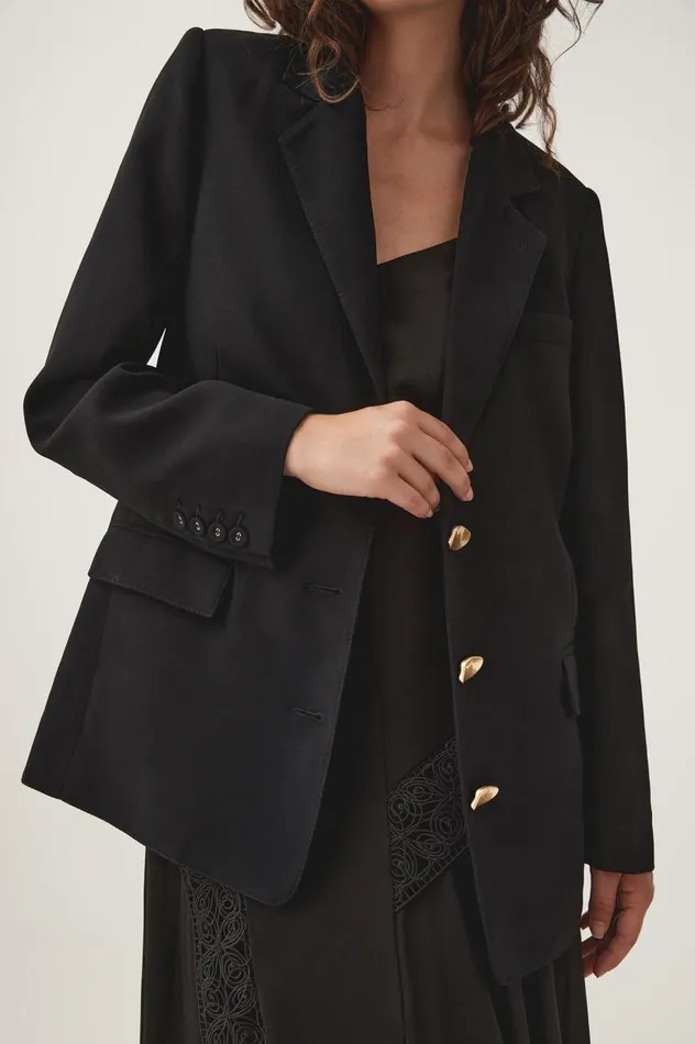 Aje Blazers Jackets and Coats Harlem Jacket Black 8211 Women