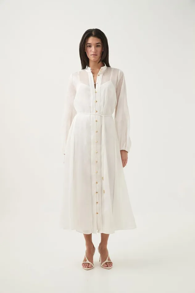 Aje Dresses Abbey Maxi Dress Ivory 8211 Women