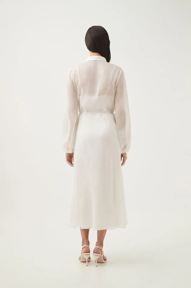 Aje Dresses Abbey Maxi Dress Ivory 8211 Women Aje Dresses Abbey Maxi Dress Ivory 8211 Women