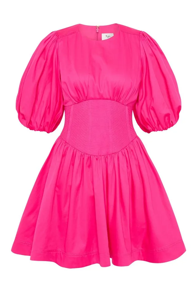 Aje Dresses Billie Corded Mini Dress Azalea Pink 8211 Women Aje Dresses Billie Corded Mini Dress Azalea Pink 8211 Women
