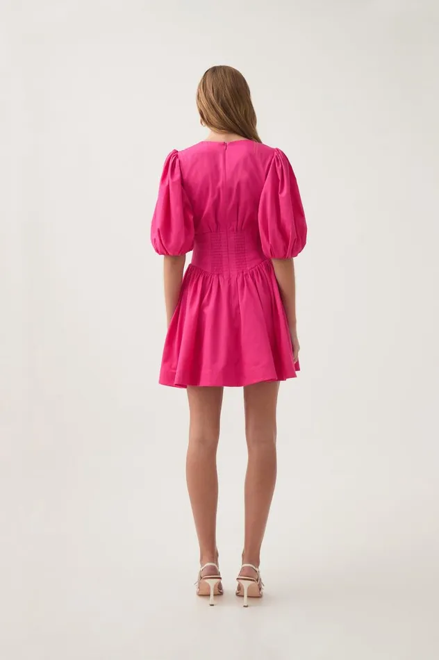 Aje Dresses Billie Corded Mini Dress Azalea Pink 8211 Women Aje Dresses Billie Corded Mini Dress Azalea Pink 8211 Women