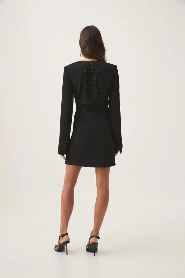 Aje Dresses Eden Daisy Lace Mini Dress Black 8211 Women
