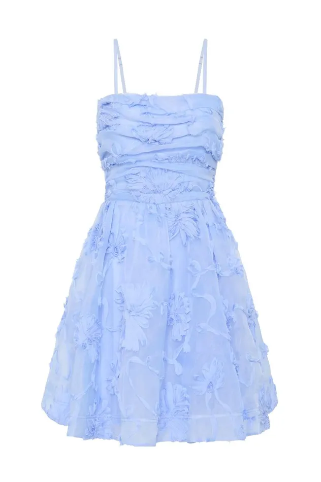 Aje Dresses Evangeline Mini Dress Light Sky Blue 8211 Women