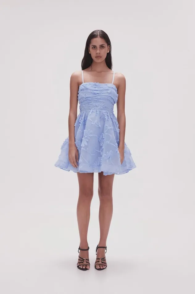 Aje Dresses Evangeline Mini Dress Light Sky Blue 8211 Women