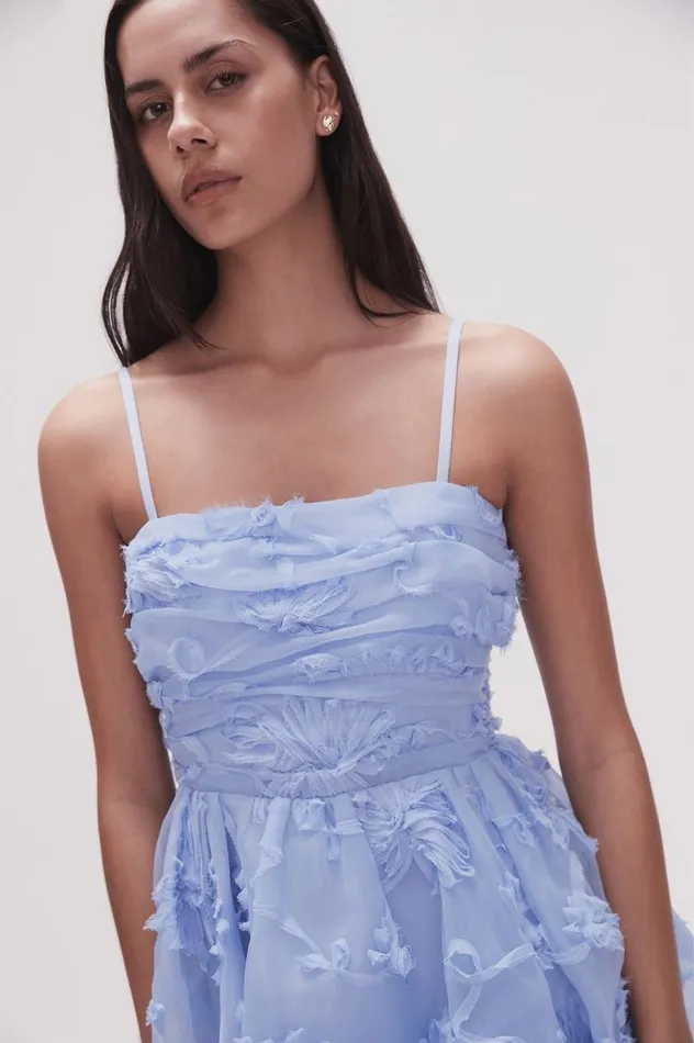 Aje Dresses Evangeline Mini Dress Light Sky Blue 8211 Women
