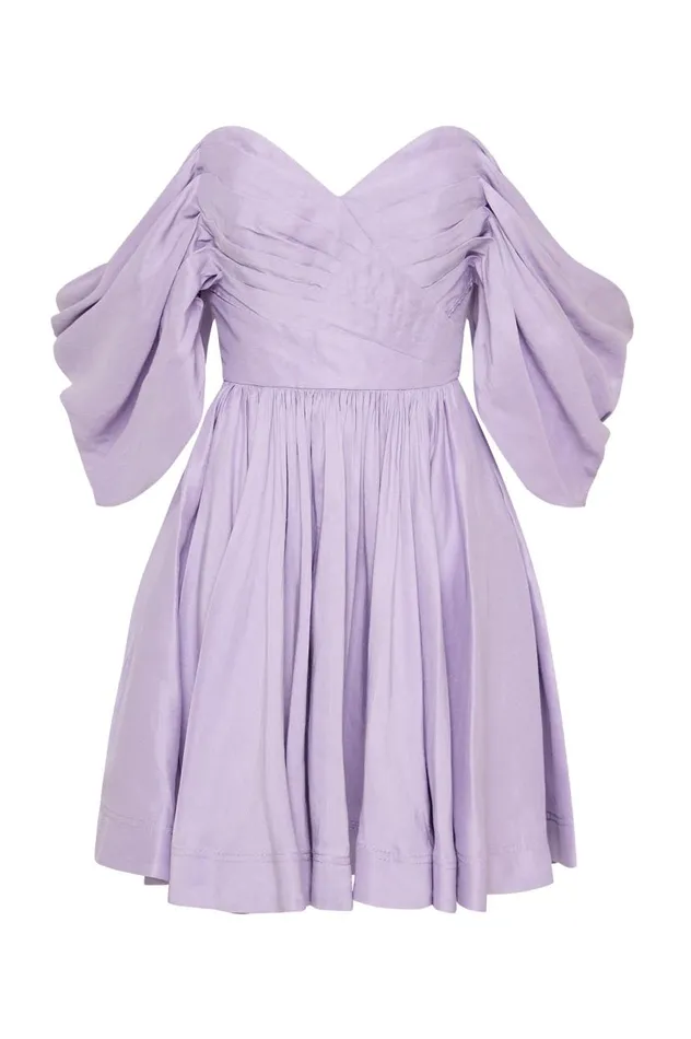 Aje Dresses Zorina Sweetheart Mini Dress Lilac 8211 Women