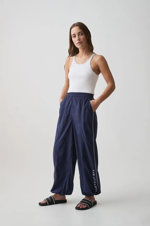 Aje Pants Logo Spray Pant 518 Deep Dive 8211 Women Aje Pants Logo Spray Pant 518 Deep Dive 8211 Women