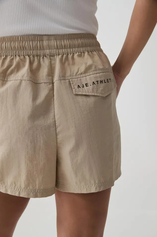 Aje Shorts Drawstring Spray Short 608 Macadamia 8211 Women Aje Shorts Drawstring Spray Short 608 Macadamia 8211 Women