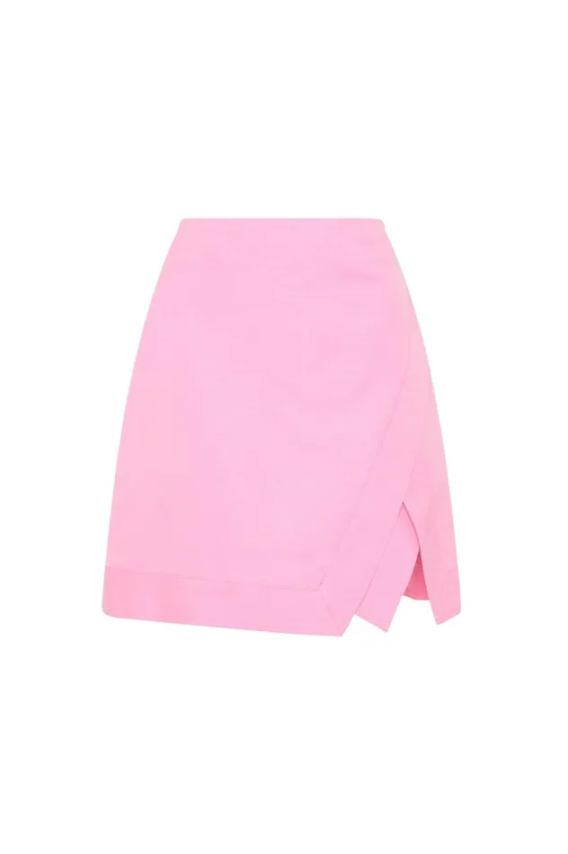 Aje Skirts Illusion Mini Skirt Bon Bon Pink 8211 Women Aje Skirts Illusion Mini Skirt Bon Bon Pink 8211 Women