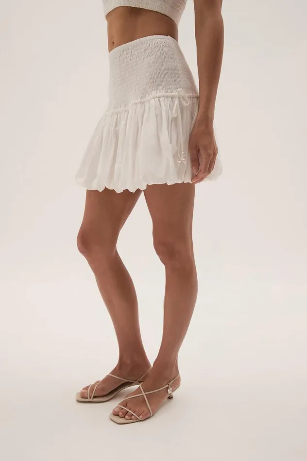 Aje Skirts Marley Mini Skirt White 8211 Women Aje Skirts Marley Mini Skirt White 8211 Women