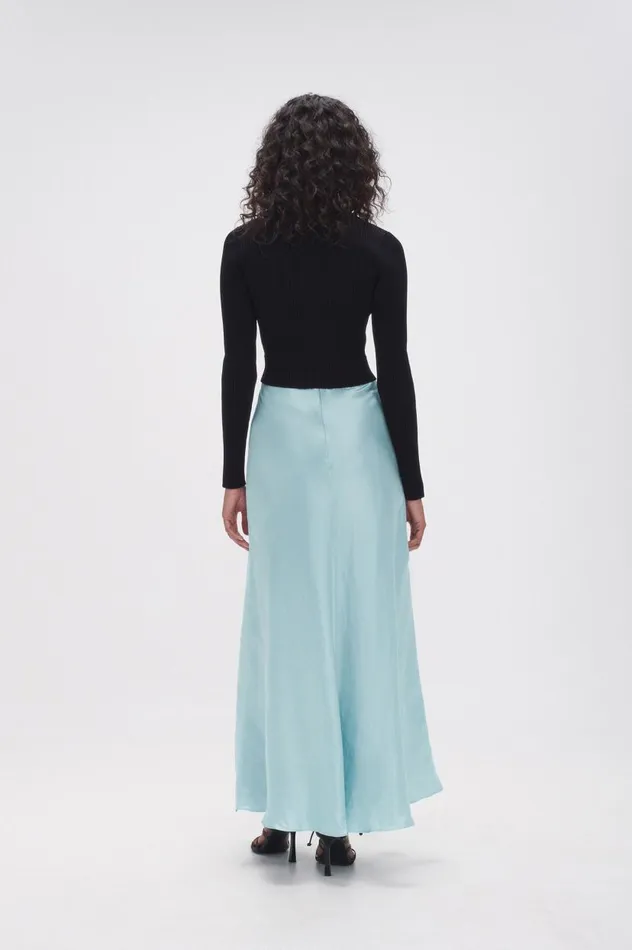 Aje Skirts Moonglade Bias Maxi Skirt Spearmint Blue 8211 Women Aje Skirts Moonglade Bias Maxi Skirt Spearmint Blue 8211 Women