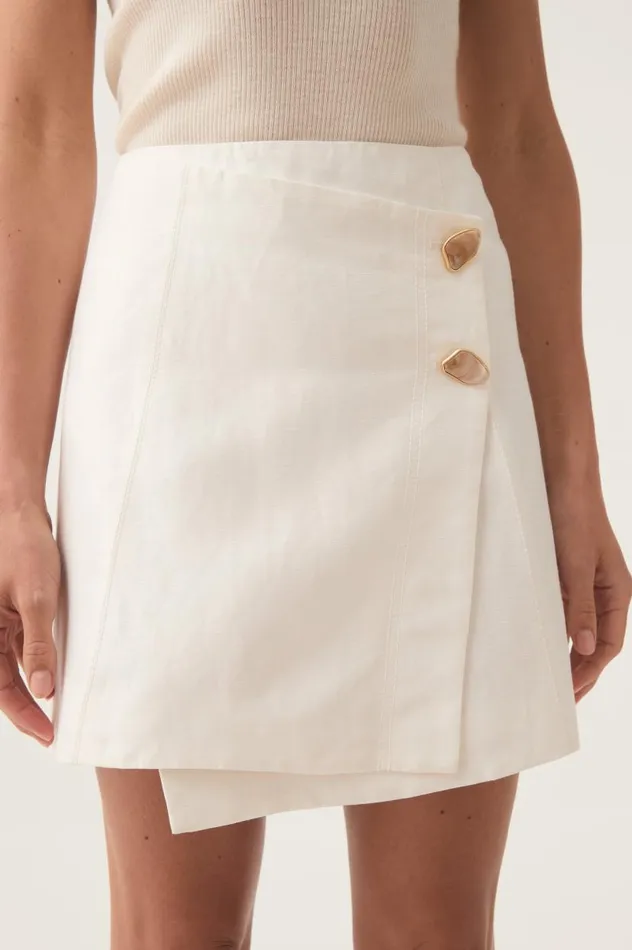 Aje Skirts Velma Mini Skirt Ivory 8211 Women Aje Skirts Velma Mini Skirt Ivory 8211 Women
