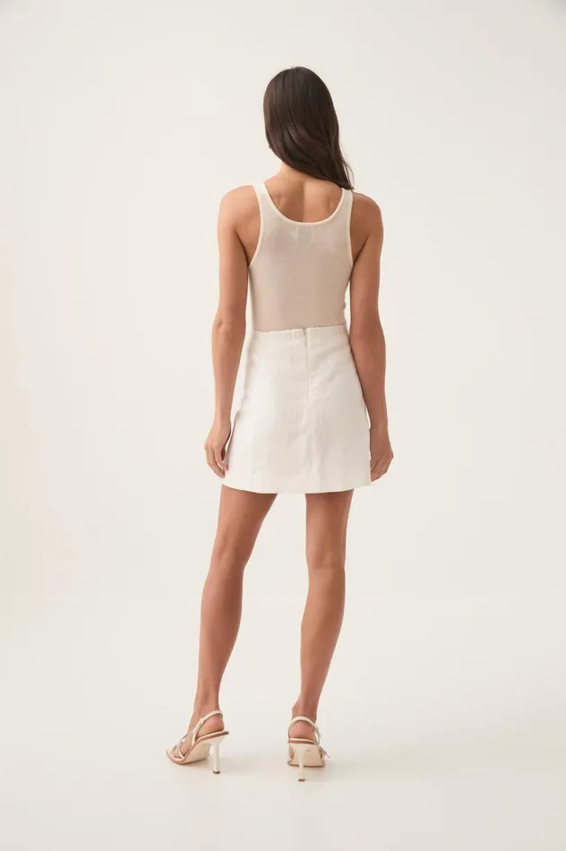 Aje Skirts Velma Mini Skirt Ivory 8211 Women Aje Skirts Velma Mini Skirt Ivory 8211 Women