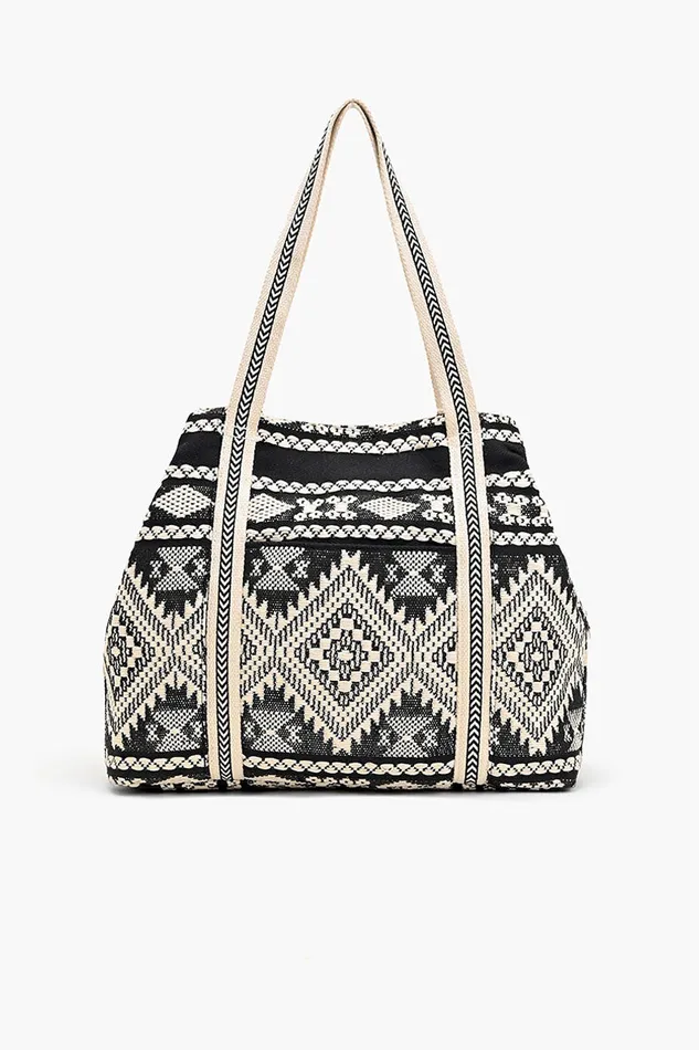 America and Beyond Perfect Black Tote Women Totes