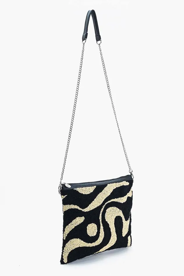 America and Beyond The Soho Inked Tufted Clutch Women Clutches