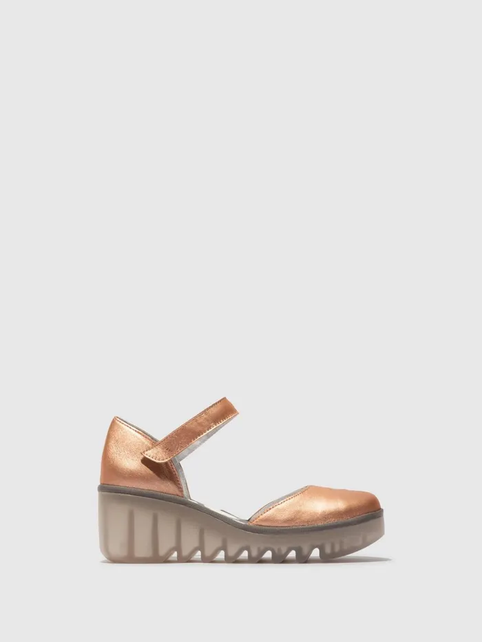Ankle Strap Sandals BISO305FLY BLUSH GOLD Women Fly London Sandals