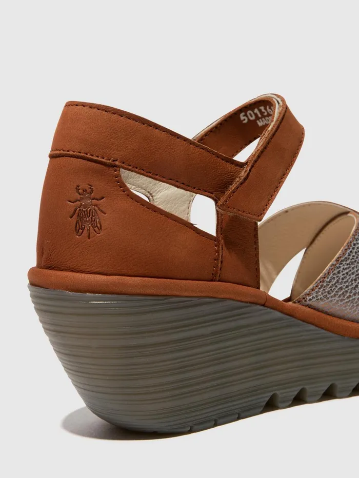 Ankle Strap Sandals YENT365FLY BRONZETAN Women Fly London Sandals