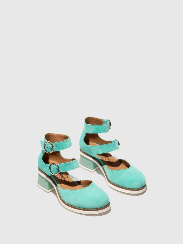 Ankle Strap Shoes CAIR089FLY SPEARMINT Women Fly London Shoes