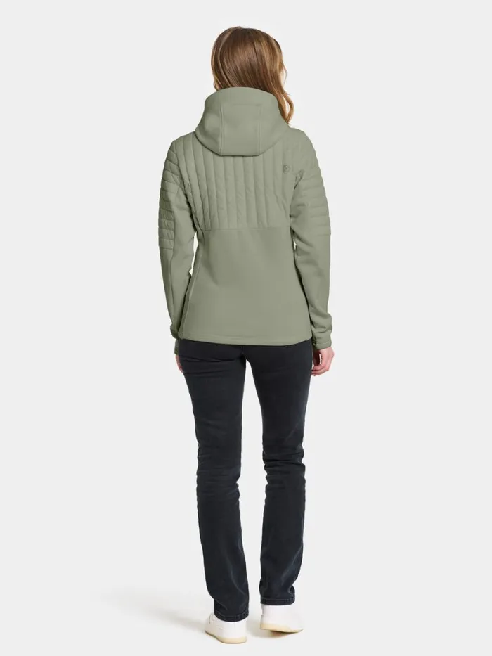 Annema Fullzip Light Moss Women Didriksons Outdoor Jackets