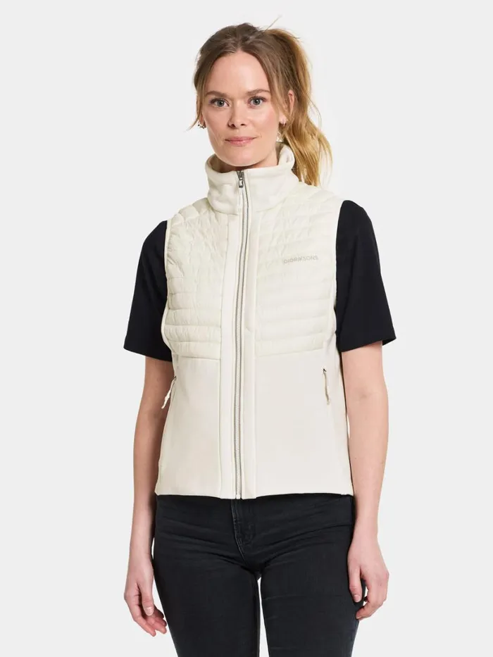 Annema Vest Shell White Women Didriksons Vests
