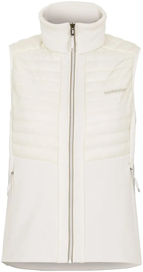 Annema Vest Shell White Women Didriksons Vests Annema Vest Shell White Women Didriksons Vests