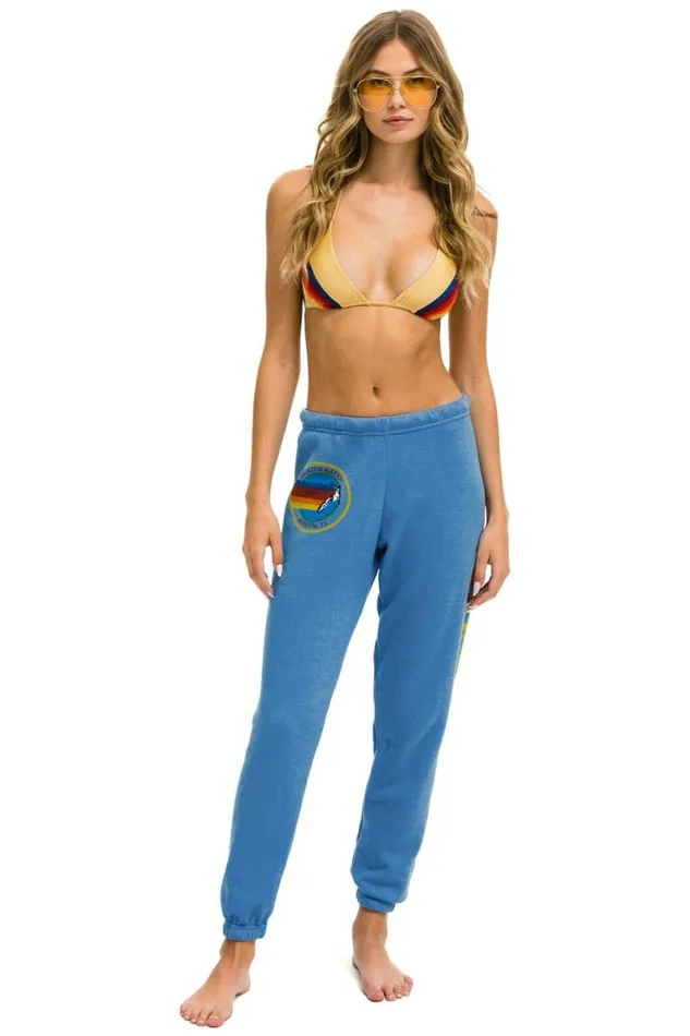 Austin Sweatpants 8211 Cobalt Women Aviator Nation Sweatpants