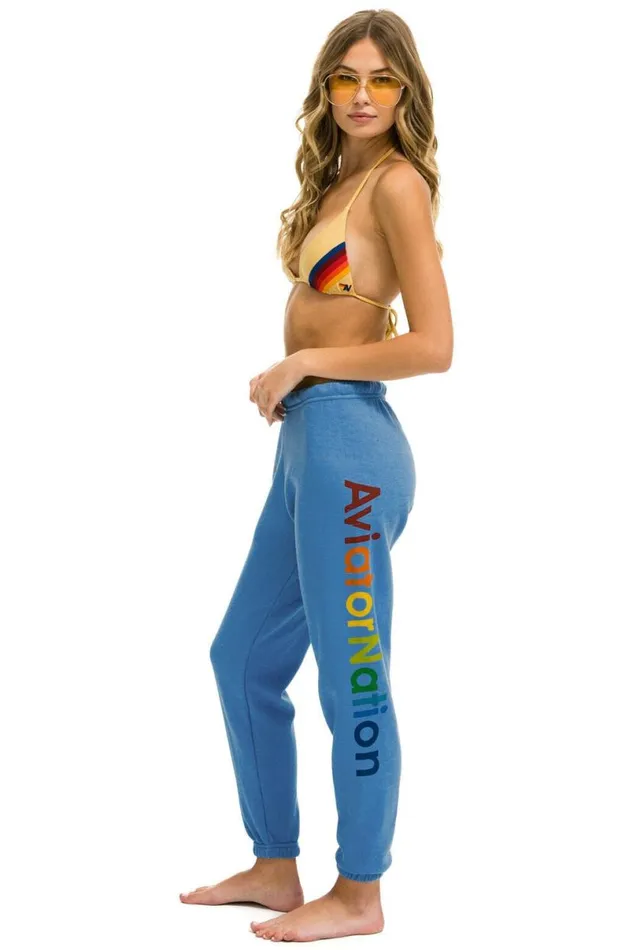 Austin Sweatpants 8211 Cobalt Women Aviator Nation Sweatpants