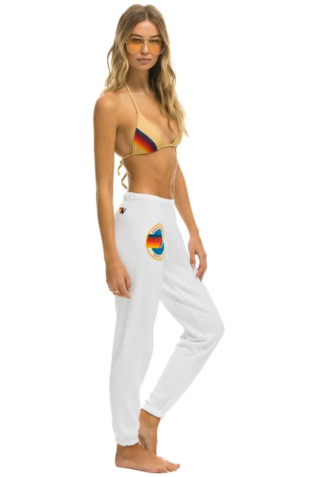 Austin Sweatpants 8211 White Women Aviator Nation Sweatpants