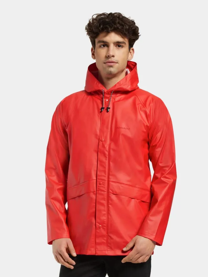 Avon Unisex Jacket 2 Lava Red WomenMen Didriksons Parkas