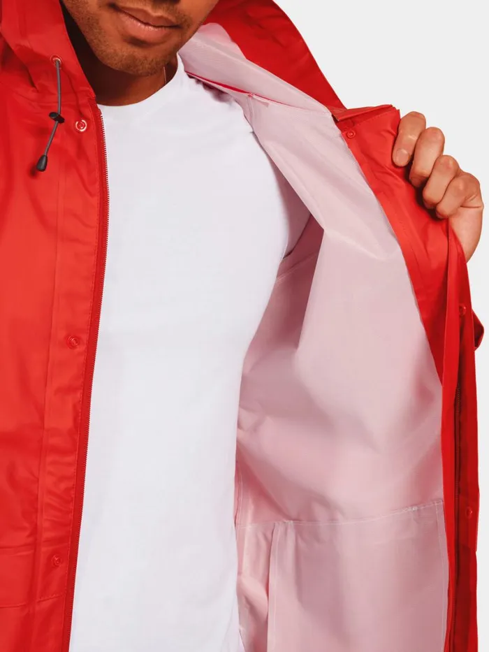 Avon Unisex Jacket 2 Lava Red WomenMen Didriksons Parkas