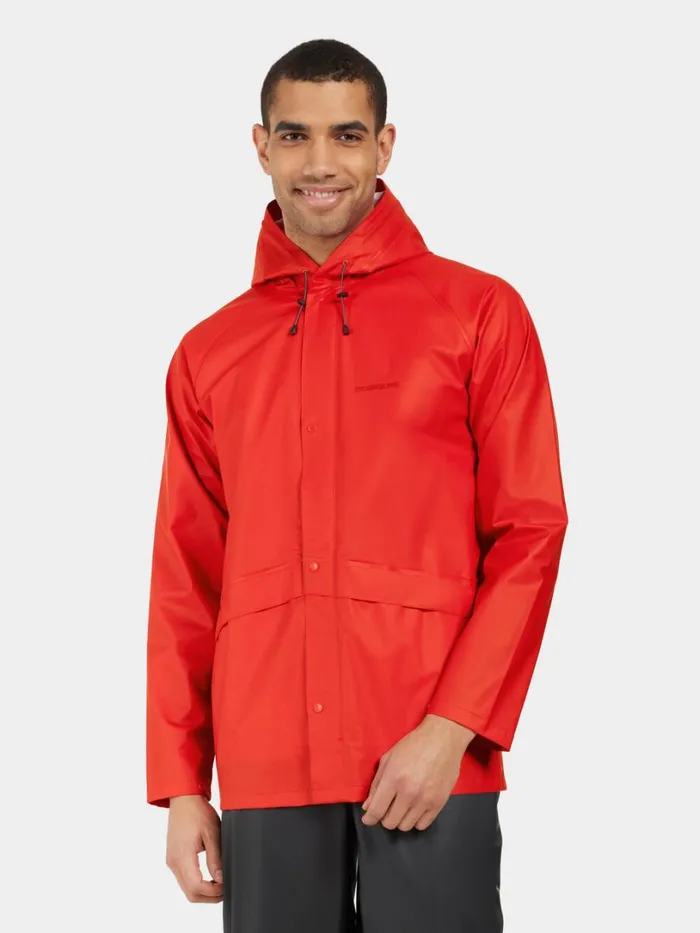 Avon Unisex Jacket 2 Lava Red WomenMen Didriksons Parkas