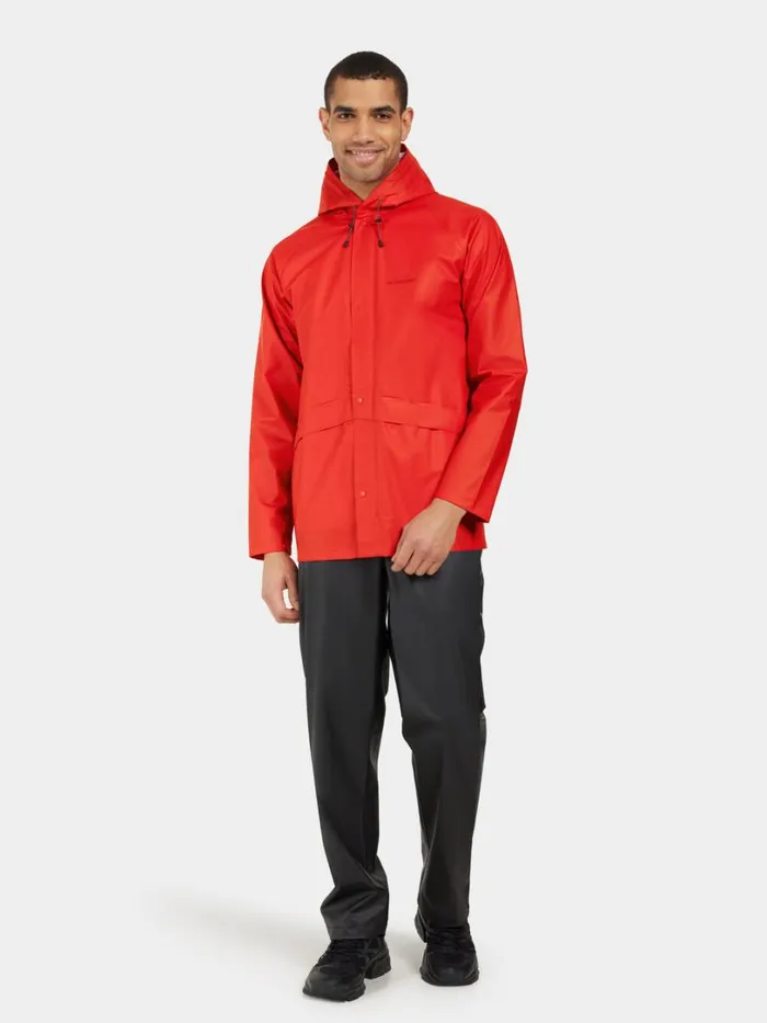 Avon Unisex Jacket 2 Lava Red WomenMen Didriksons Parkas