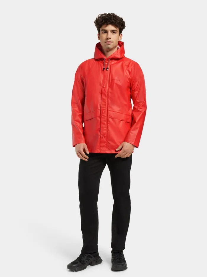 Avon Unisex Jacket 2 Lava Red WomenMen Didriksons Parkas