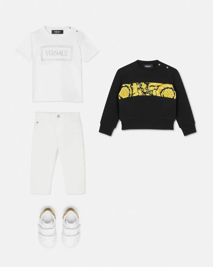 Baby Jeans White Children Versace Clothing