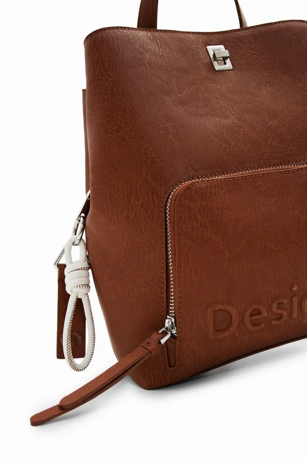 Backpacks Women Desigual S Multiposition Backpack Brown