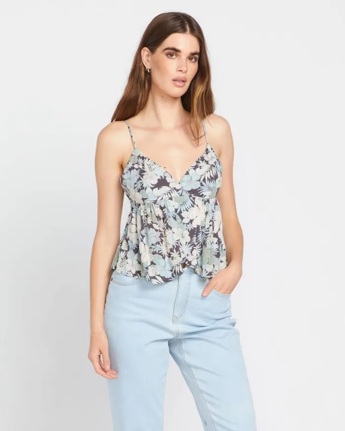 Bad Beaches Only Top 8211 Sea Glass Womens Volcom Tops