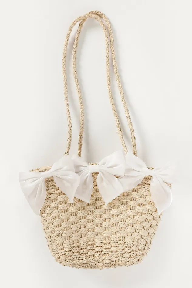 Bags and Wallets Women Ashy Bow Bag Neutral Petal and Pup