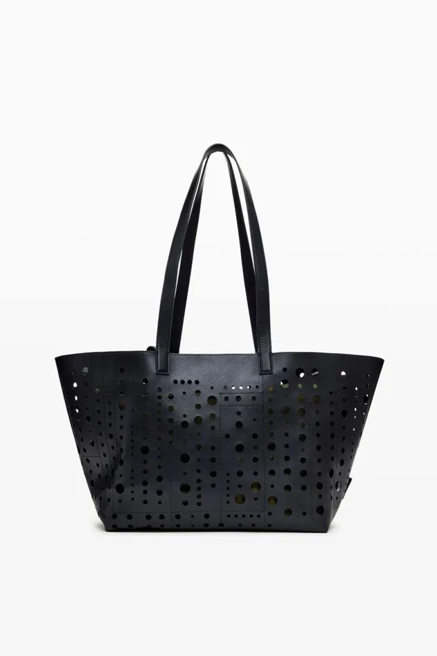 Bags Women Desigual Circle Shopper Bag Black