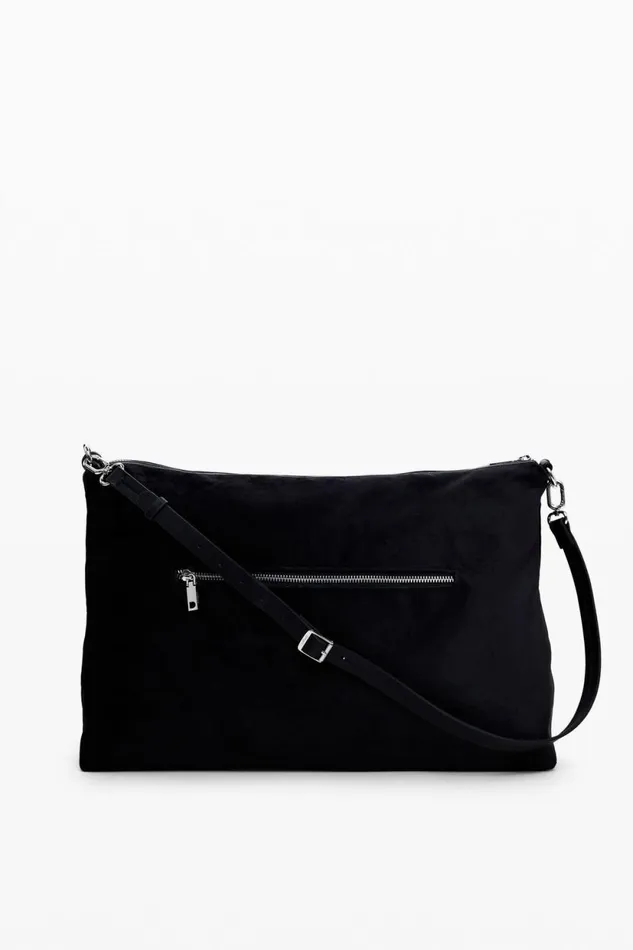 Bags Women Desigual M Bag With Flowers Black