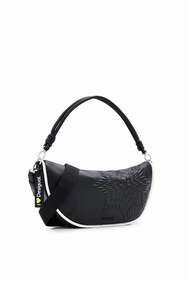 Bags Women Desigual M Oval Star Bag Black